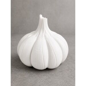 3D Printed Garlic Bulb‎ Sculpture White Excellent Collapsible Kinetic